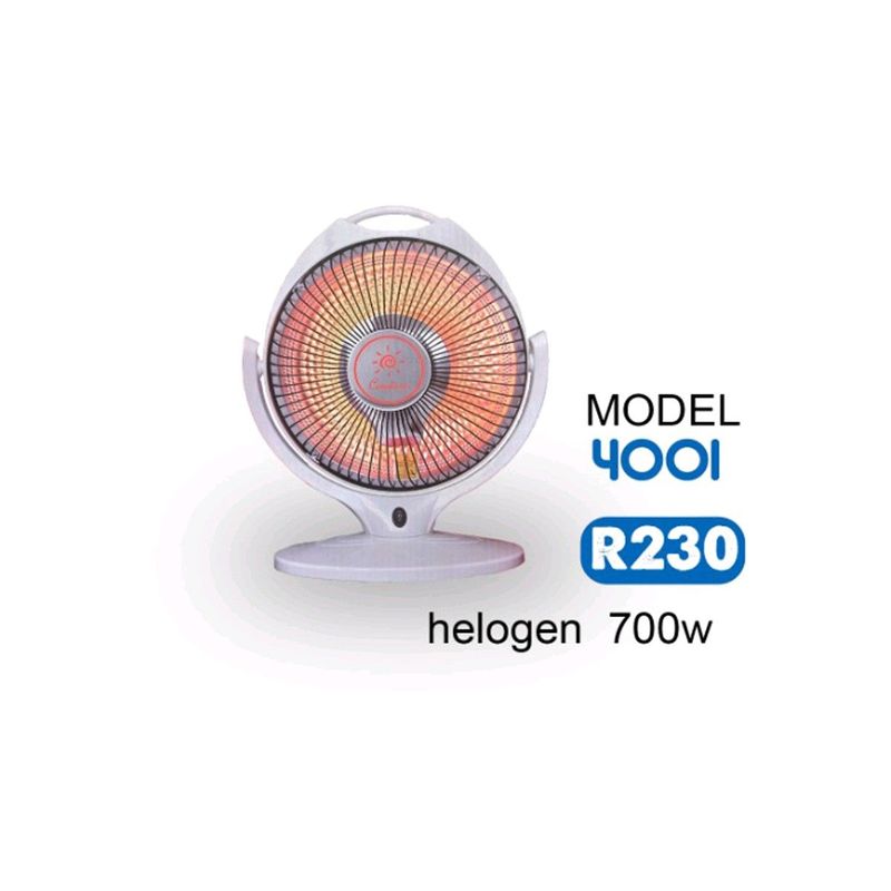 Halogen electric heater 700w m4001