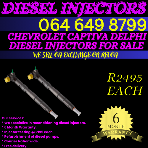 Captiva diesel injectors for sale on exchange