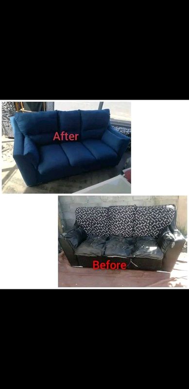 Re-upholstrey of couches