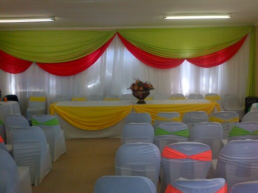 L N draping and decor