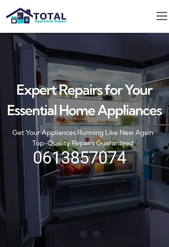 Appliance repairs and service