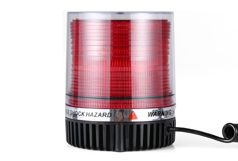 LED Magnetic Strobe Flash Beacon Light RED. Round Shape with Magnetic Base.  Brand New Products.