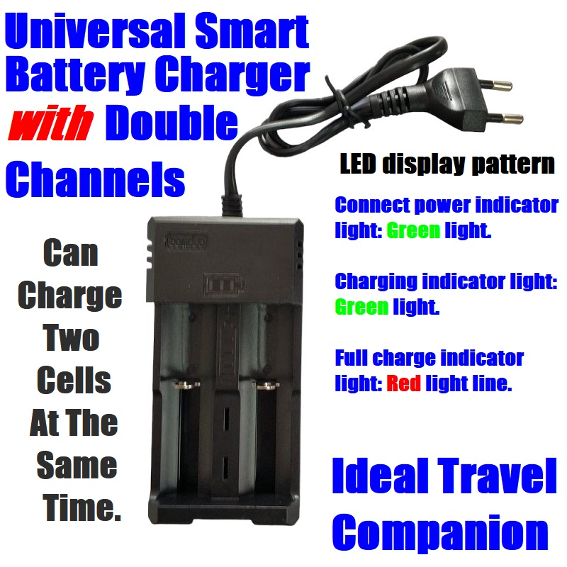 Universal Smart Battery Chargers with Adjustable Double / Dual Channels. Get One. Brand New Products
