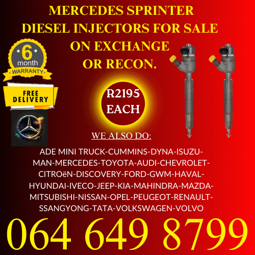 Sprinter diesel injectors for sale on exchange