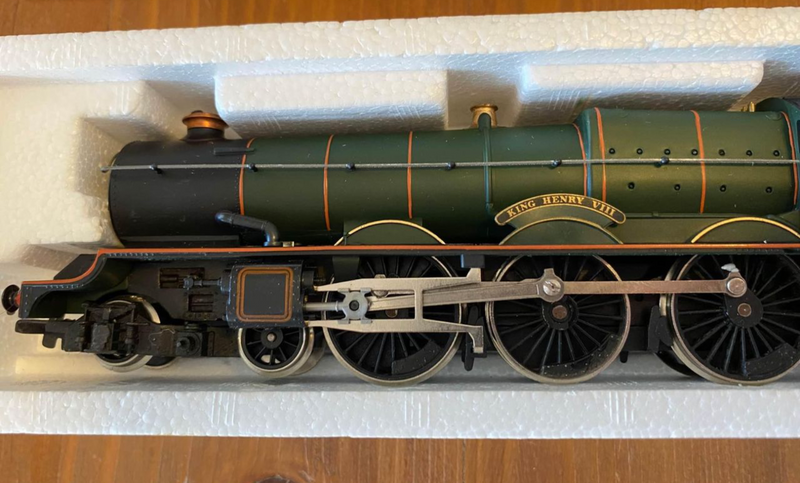 Model train set on auction