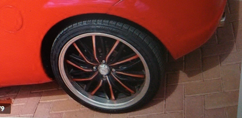 Set of 17 inch A-Line Rims and new Tyres