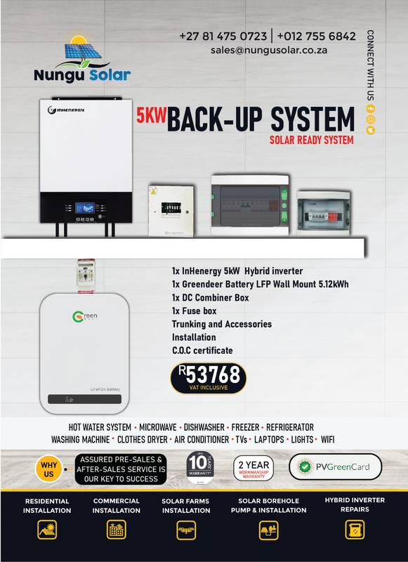 5kw Back-up system [solar ready system]