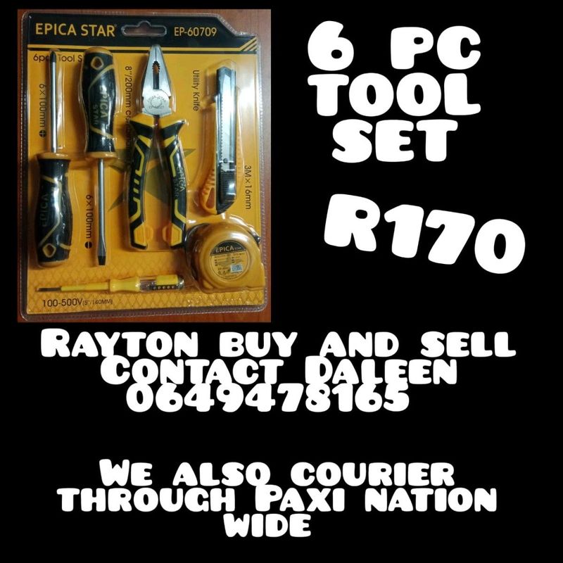 6 pc tool set