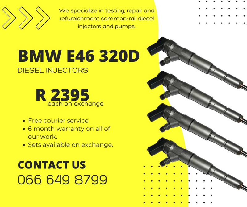 BMW E46 diesel injectors for sale on exchange or to recon