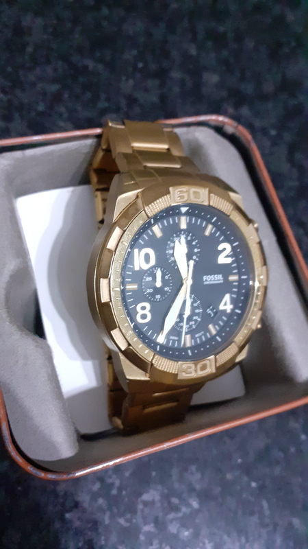 Fossil Gold Watch