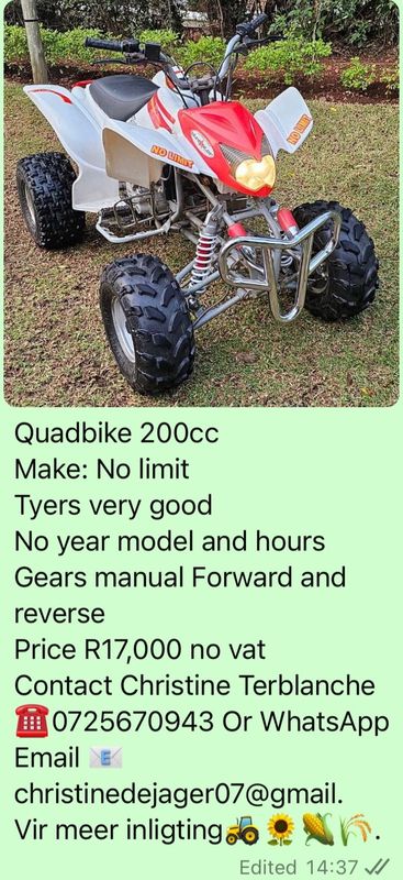 Quad Bike 200cc