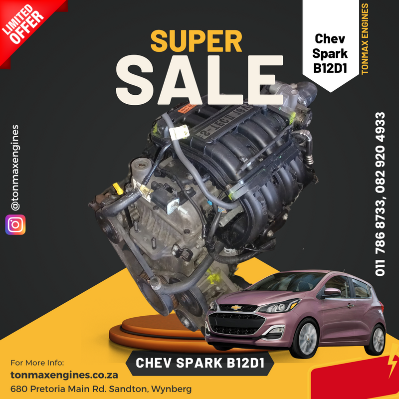 Chev Spark B12D1 Engines for Sale