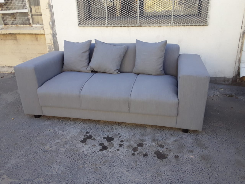 new light grey 3 seater couch