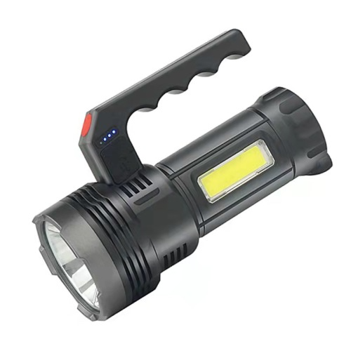 Brand New! USB Rechargeable Outdoor Torch COB Flashlight- Strong Light Long Range