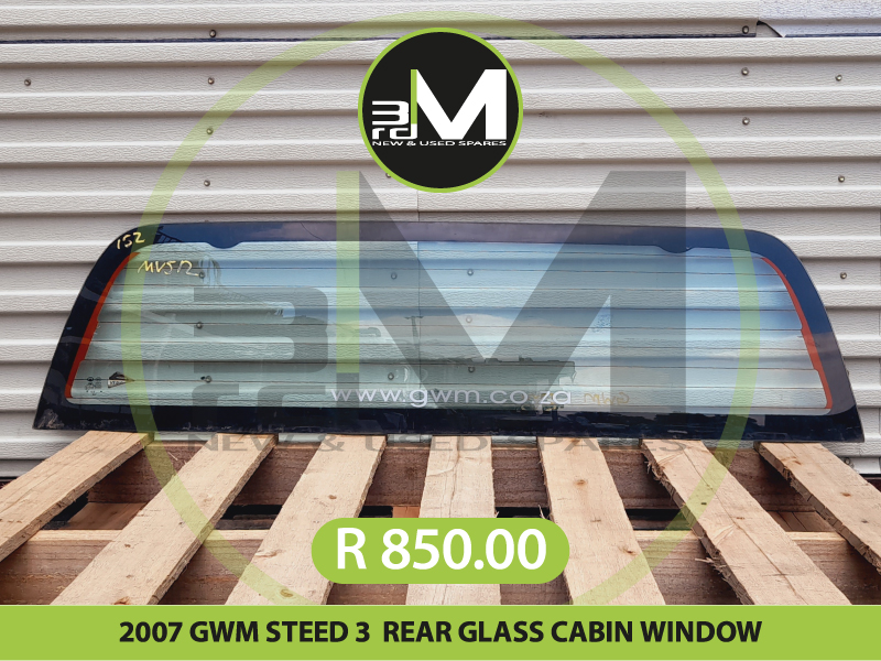 GWM STEED 3 REAR CABIN GLASS WINDOW’S
