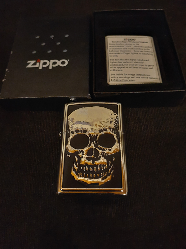 Zippo X Ray Skull Lighter