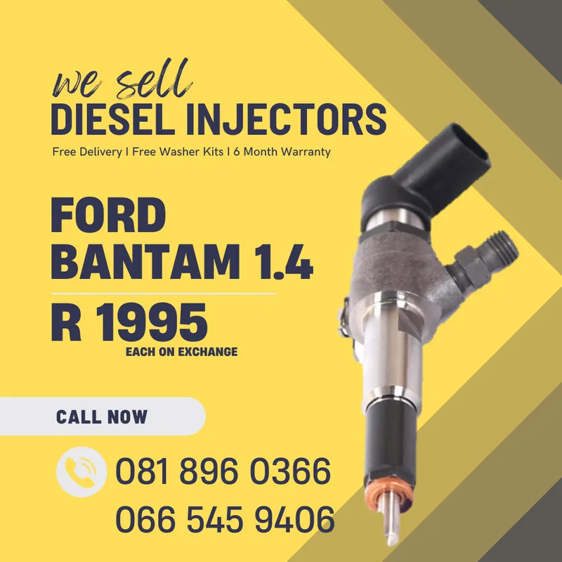 FORD BANTAM 1.4 DIESEL INJECTORS FOR SALE ON EXCHANGE WITH WARRANTY