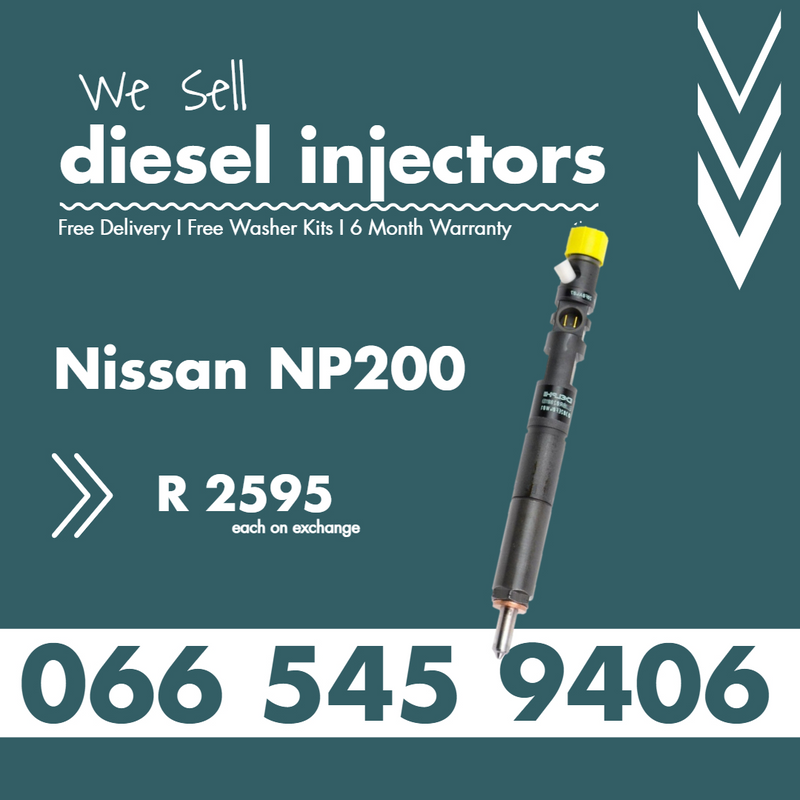 NISSAN NP200 DIESEL INJECTORS FOR SALE WITH WARRANTY