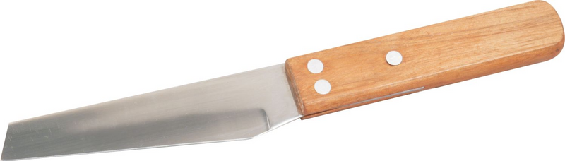 Shoe Knife Wooden Handle 100Mm Blade