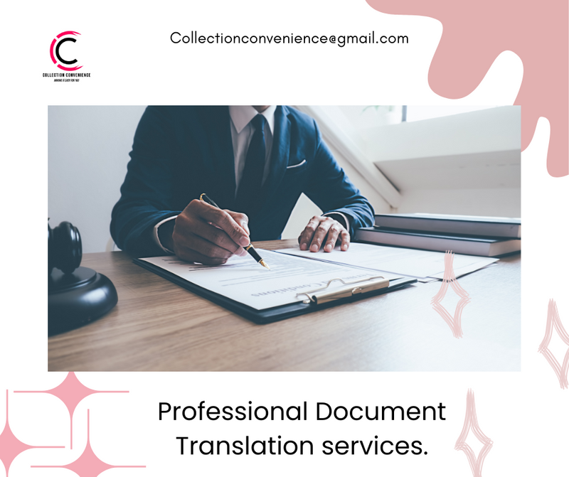 Certified document translation services in Cape town