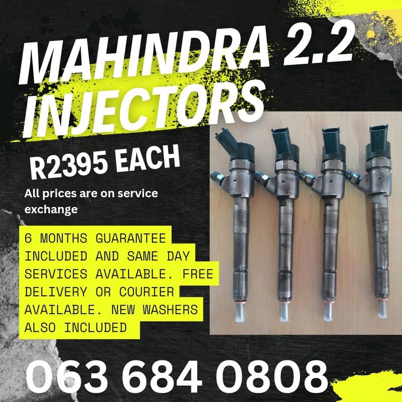 MAHINDRA 2.2 DIESEL INJECTORS FOR SALE WITH WARRANTY