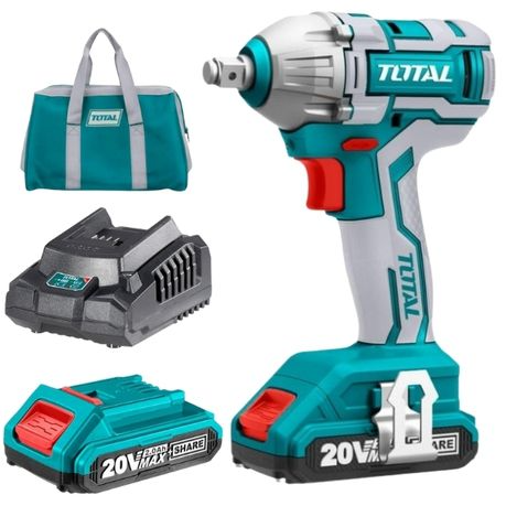 Total Tools - Lithium-Ion Impact Wrench Combo Kit - 20V