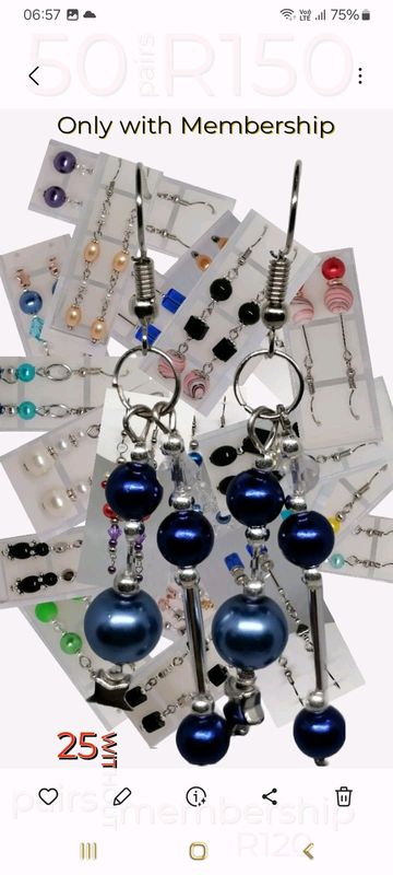 10 pairs assorted earrings