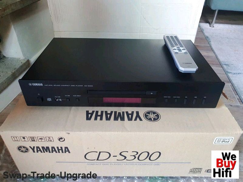 LIKE NEW! Yamaha CD-S300 Compact Disc Player - 3 MONTHS WARRANTY (WeBuyHifi)