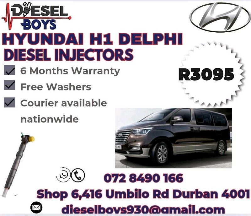 Hyundai H1 Delphi Diesel injectors
