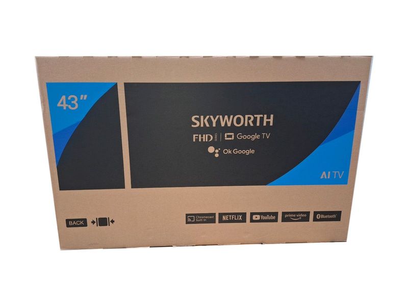 Brand new skyworth g o o g l e tv 43 inch sealed box