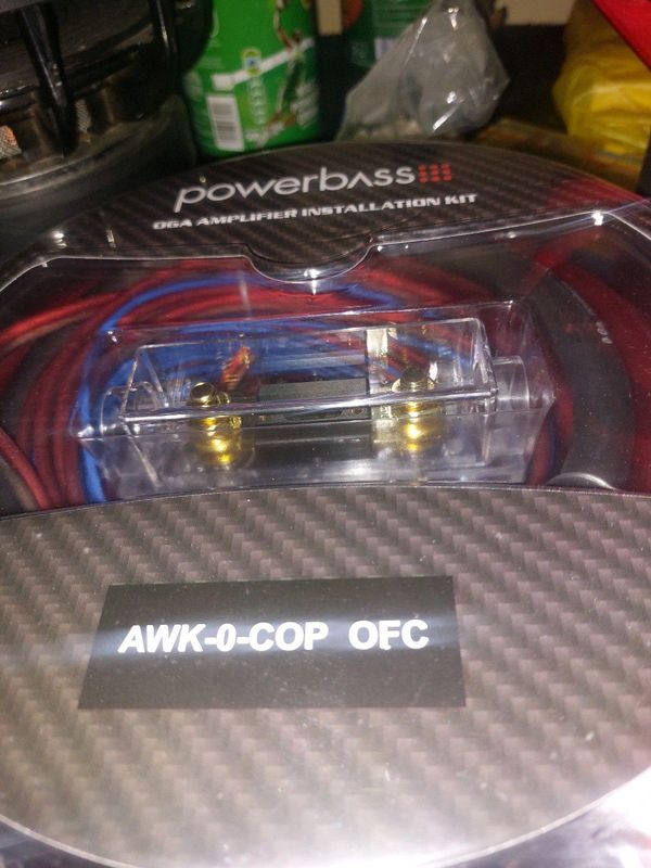 powerbass wiring kit 100 % copper 0 Guage
