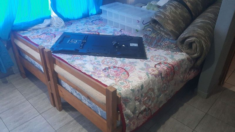 BUNK BED WITH MATTRESSES