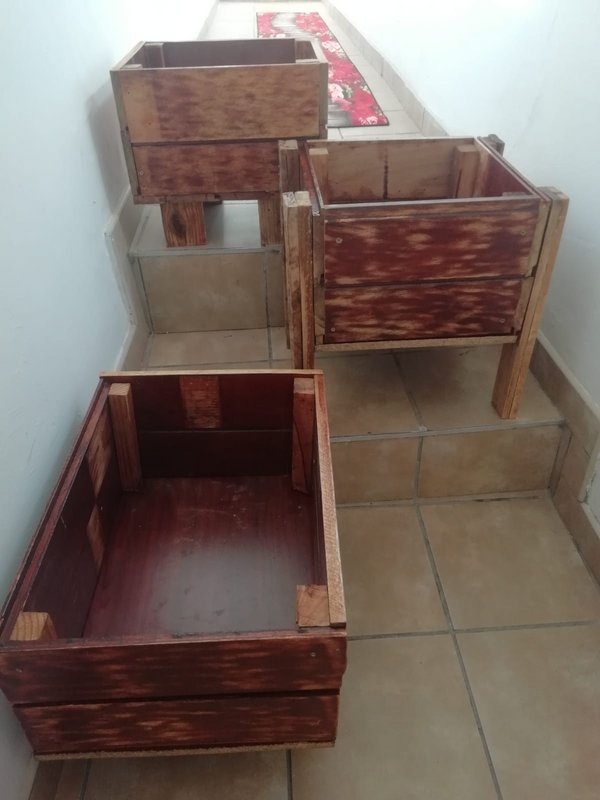 Wooden Plant Boxes