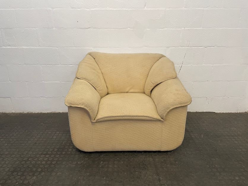 Cream Airflex 1 Seater Couch-REDUCED-