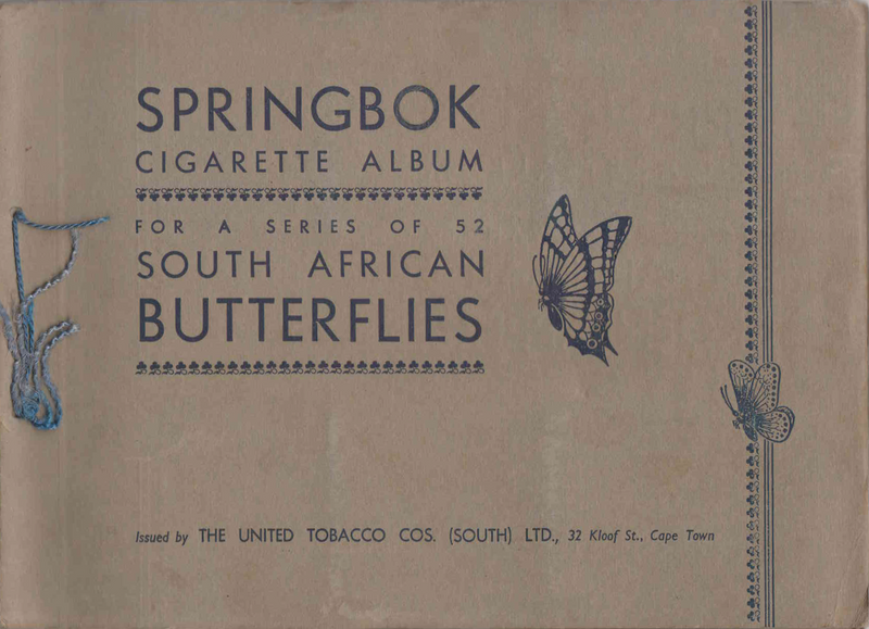 Springbok Cigarette - 52 South African Butterflies Album (1949) - (Ref. B158) - Price R200