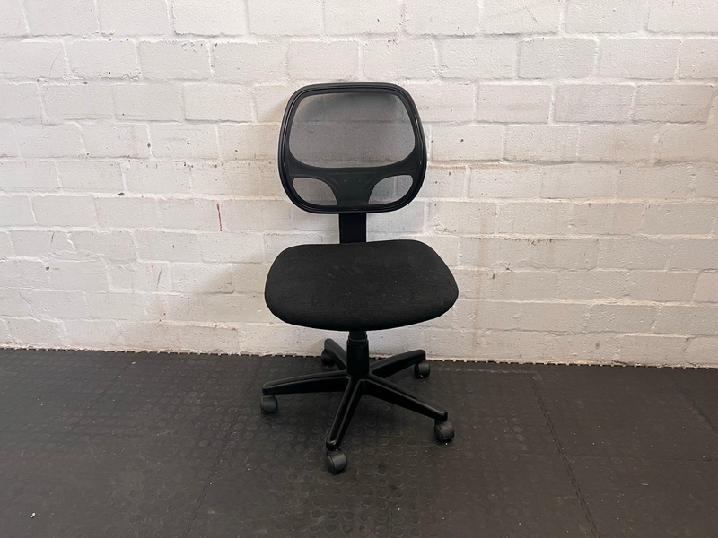 Black Mesh Back Office Chair (Without Arms)- A46311