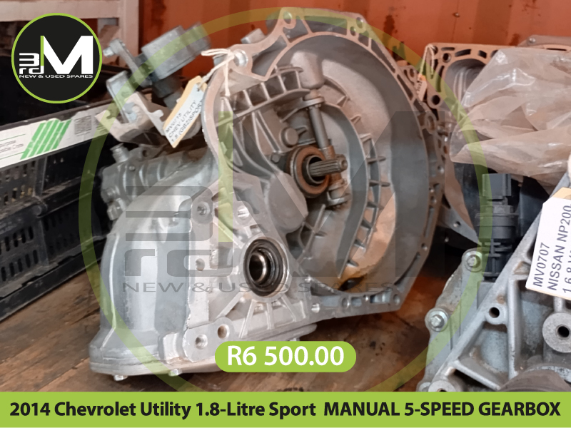 2014 Chevrolet Utility 1.8 Litre Sport  MANUAL 5 SPEED GEARBOX R6500 MV0715