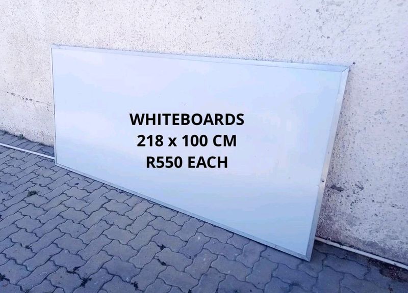 METAL AND ALUMINUM FRAME WHITE BOARDS FOR SALE