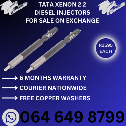 TATA Xenon 2.2 diesel injectors for sale on exchange or to recon