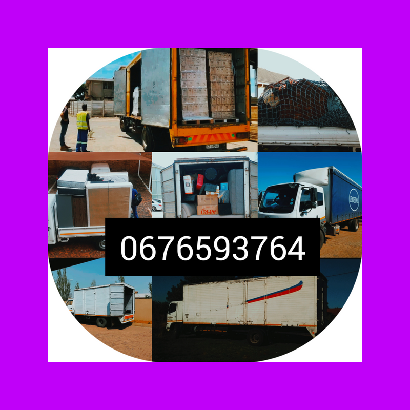 Furniture removals trucks and bakkies hire