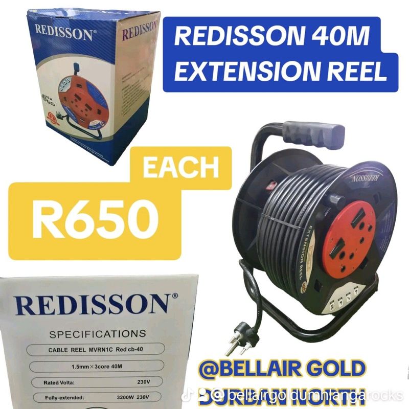 REDISSON 40M EXTENSION CABLE REEL