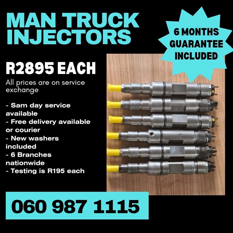 MAN TRUCK DIESEL INJECTORS FOR SALE WITH WARRANTY