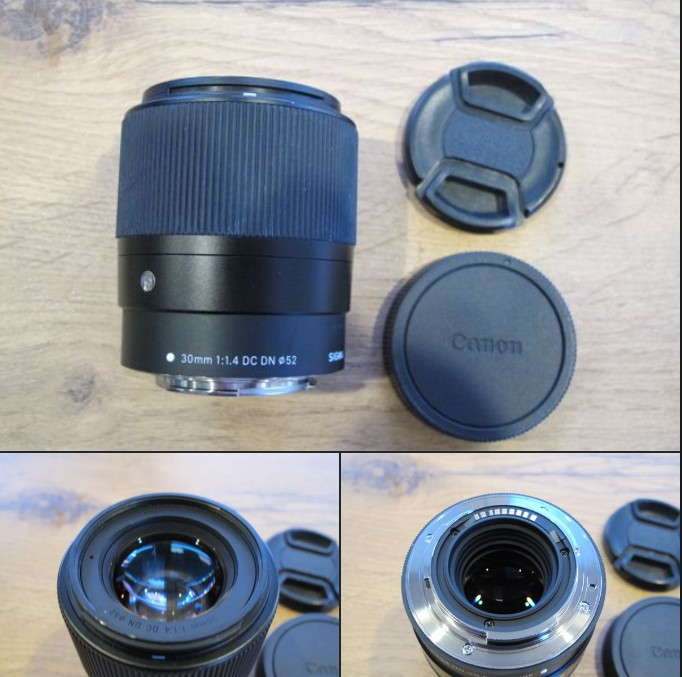 Sigma 30mm f1.4 Prime Lens for Canon EF-M - LIKE NEW