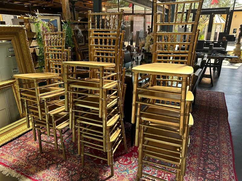 Adult Gold Tiffany chairs for sale. Wholesale price