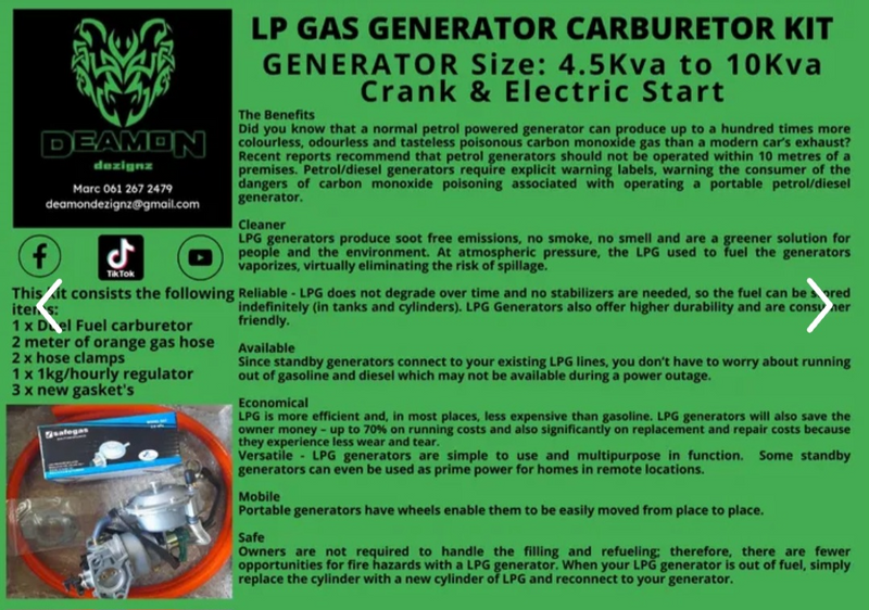 generator - Ad posted by Marc Connor