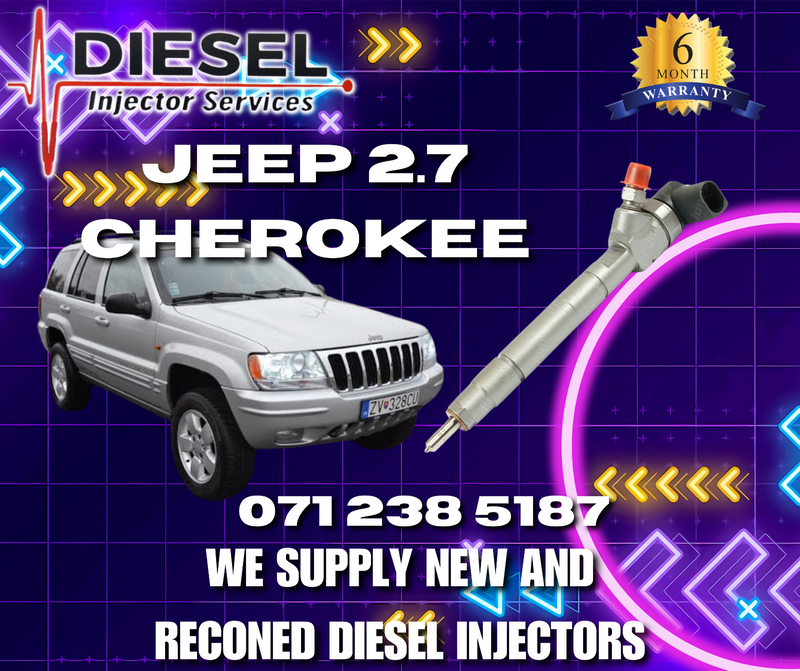 JEEP GRAND CHEROKEE 2.7 DIESEL INJECTORS FOR SALE OR RECON