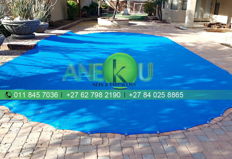 PVC HEAVY DUTY SWIMMING POOL COVER FOR HOOKS INSTALLATION