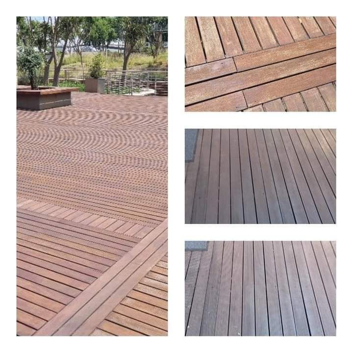 Wooden  and composite deck installations