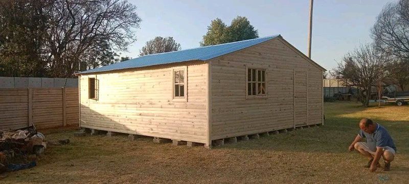 6x6mt cabin wood for sale