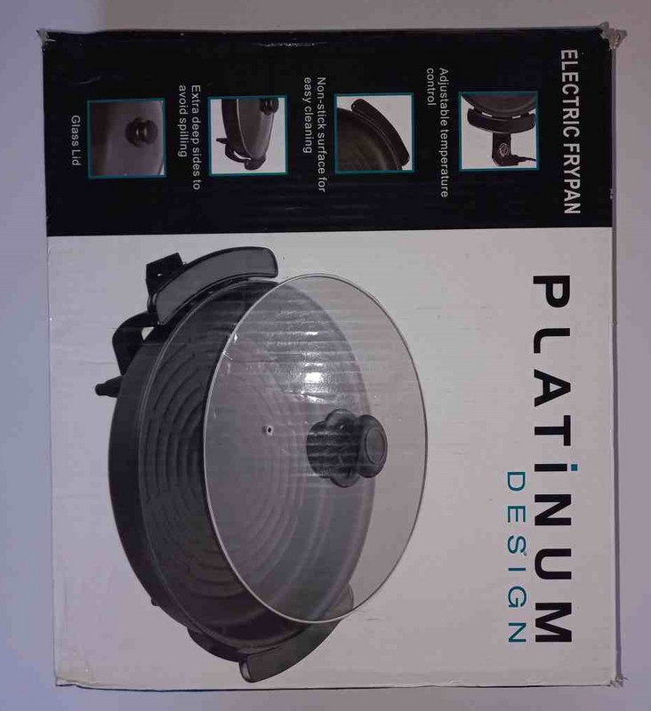 New Platinum Electric Frying pan.